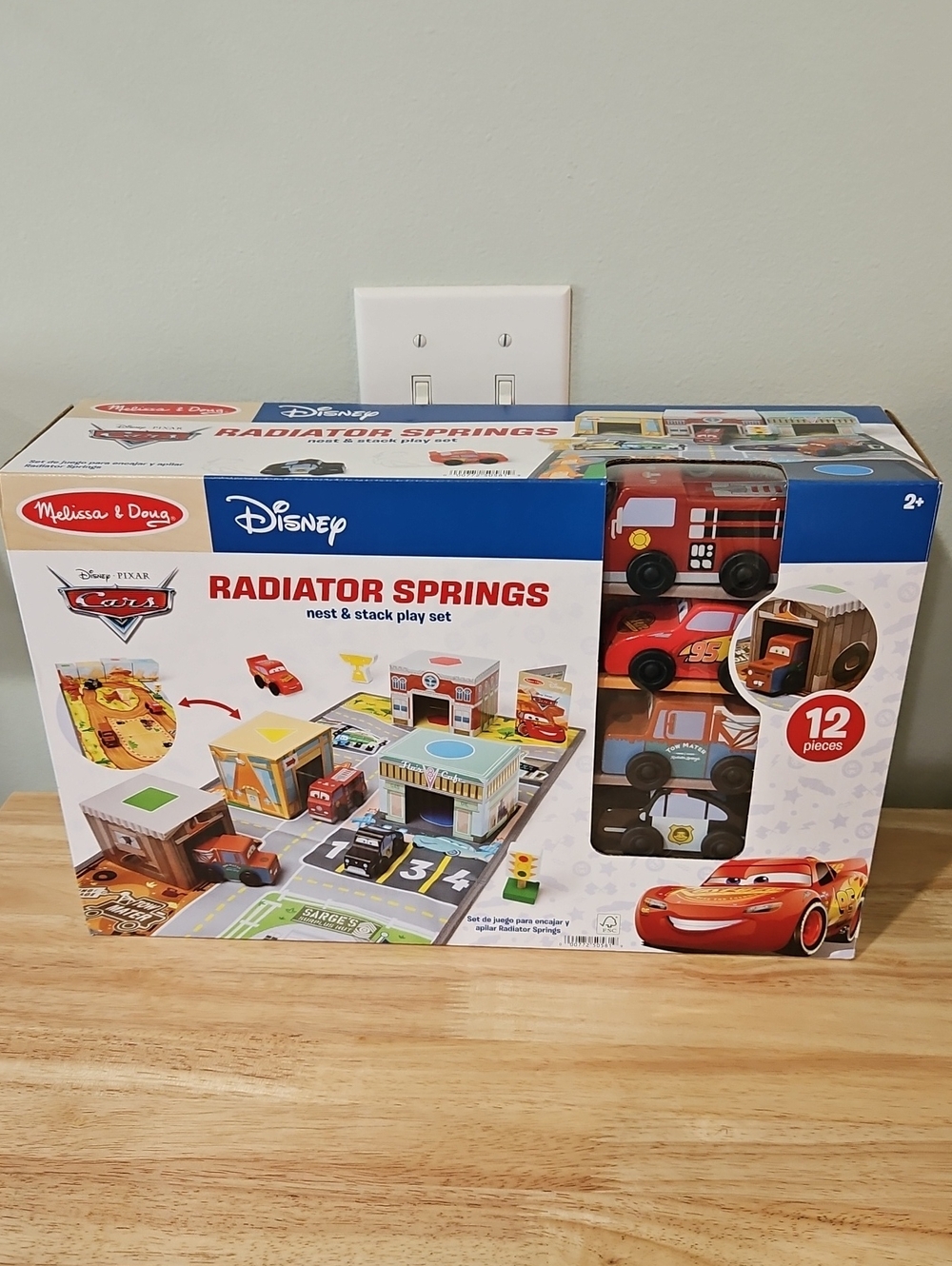 Melissa & Doug Disney Pixar Cars Radiator Springs Nest & Stack Play Set